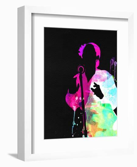 Billie Holiday Watercolor-Lana Feldman-Framed Art Print