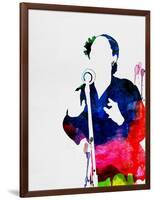 Billie Holiday Watercolor-Lana Feldman-Framed Art Print