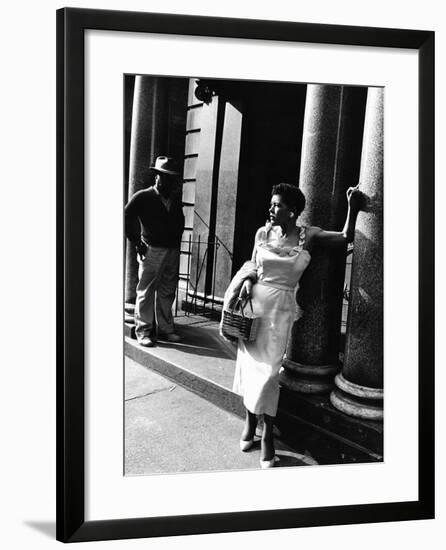 Billie Holiday-Moneta Sleet Jr.-Framed Photographic Print