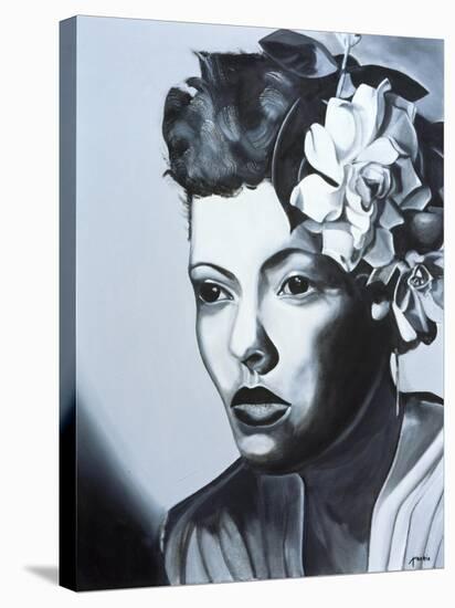 Billie Holiday-Kaaria Mucherera-Stretched Canvas
