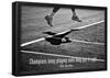 Billie Jean King Champions Quote-null-Framed Poster