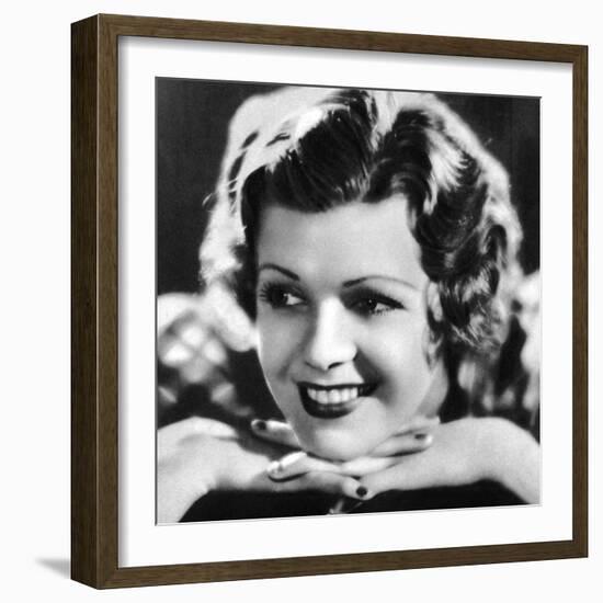 Billie Seward, American Actress, 1934-1935-null-Framed Photographic Print