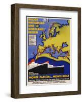 Billige Mittelmeer Und Nordland-Reisen Poster-null-Framed Giclee Print