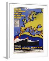 Billige Mittelmeer Und Nordland-Reisen Poster-null-Framed Giclee Print