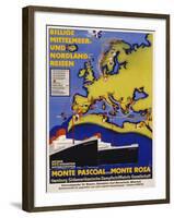 Billige Mittelmeer Und Nordland-Reisen Poster-null-Framed Giclee Print