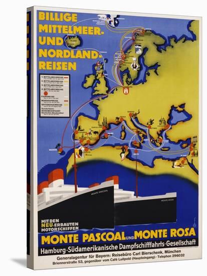 Billige Mittelmeer Und Nordland-Reisen Poster-null-Stretched Canvas