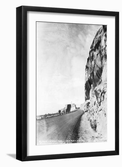 Billings, Montana - Black Otter Trail; Airport Drive-Lantern Press-Framed Art Print