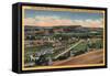 Billings, Montana - Black Otter Trail, Fair Grounds, Refinery-Lantern Press-Framed Stretched Canvas