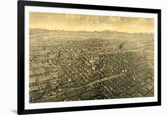 Billings, Montana. County-Seat of Yellowstone County, Circa 1904, USA, America-null-Framed Giclee Print