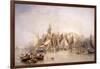 Billingsgate, First Day of Oysters, Early Morning, 1843-Edward Duncan-Framed Giclee Print