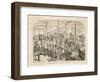 Billingsgate Fish Market the Fish Sold by Auction-William Mcconnell-Framed Art Print