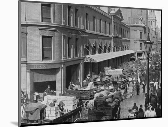 Billingsgate Market, City of London, c1900 (1911)-Pictorial Agency-Mounted Photographic Print