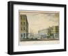 Billingsgate Market, London, 1799-William Capon-Framed Giclee Print