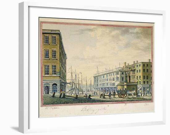 Billingsgate Market, London, 1799-William Capon-Framed Giclee Print