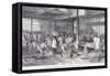 Billingsgate Market, London, 1814-James B Allen-Framed Stretched Canvas