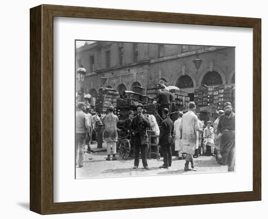 Billingsgate Market, London, 1893-Paul Martin-Framed Photographic Print