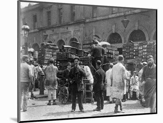 Billingsgate Market, London, 1893-Paul Martin-Mounted Photographic Print