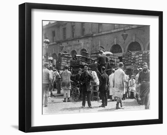 Billingsgate Market, London, 1893-Paul Martin-Framed Photographic Print
