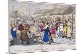 Billingsgate: Tom and Bob Taking a Survey after a Nights' Spree, London, 1820-Henry Thomas Alken-Mounted Giclee Print