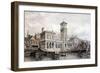 Billingsgate Wharf and Market, London, 1851-George Hawkins-Framed Giclee Print