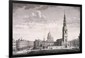 Billingsgate Wharf, London, 1801-JOHN WALKER-Framed Giclee Print