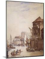 Billingsgate Wharf, London, 1820-Samuel Owen-Mounted Giclee Print