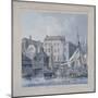 Billingsgate Wharf, London, C1790-Robert Clevely-Mounted Giclee Print