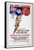 Billion Dollar Brain, Michael Caine, Ed Begley, 1967-null-Framed Stretched Canvas