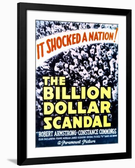 Billion Dollar Scandal - Movie Poster Reproduction-null-Framed Photo