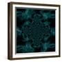 Billowing Teal II-Ruth Palmer-Framed Art Print