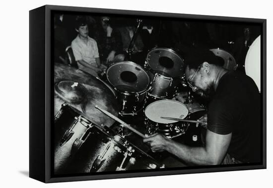 Billy Cobham Conducting a Drum Clinic at the Horseshoe Hotel, London, 1980-Denis Williams-Framed Stretched Canvas