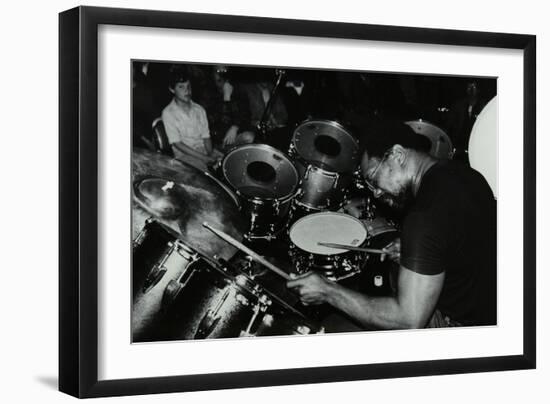 Billy Cobham Conducting a Drum Clinic at the Horseshoe Hotel, London, 1980-Denis Williams-Framed Premium Photographic Print