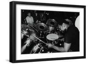 Billy Cobham Conducting a Drum Clinic at the Horseshoe Hotel, London, 1980-Denis Williams-Framed Premium Photographic Print