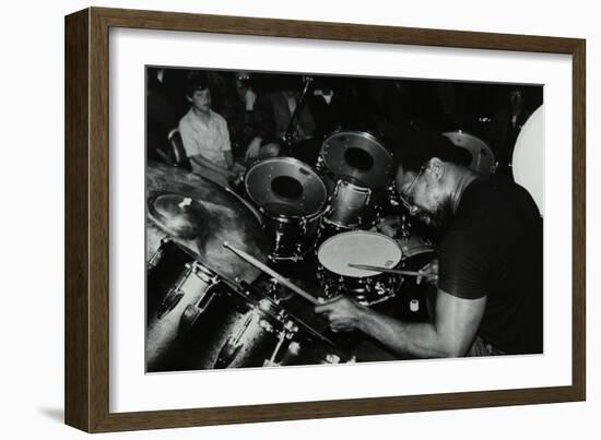 Billy Cobham Conducting a Drum Clinic at the Horseshoe Hotel, London, 1980-Denis Williams-Framed Photographic Print