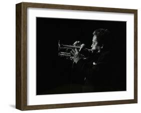 Billy Eckstine Playing the Flugelhorn at the Forum Theatre, Hatfield, Hertfordshire, 12 June 1980-Denis Williams-Framed Photographic Print