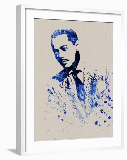 Billy Eckstine Watercolor-Anna Malkin-Framed Art Print