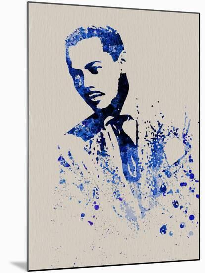 Billy Eckstine Watercolor-Anna Malkin-Mounted Art Print