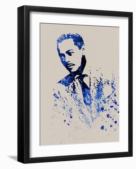 Billy Eckstine Watercolor-Anna Malkin-Framed Art Print