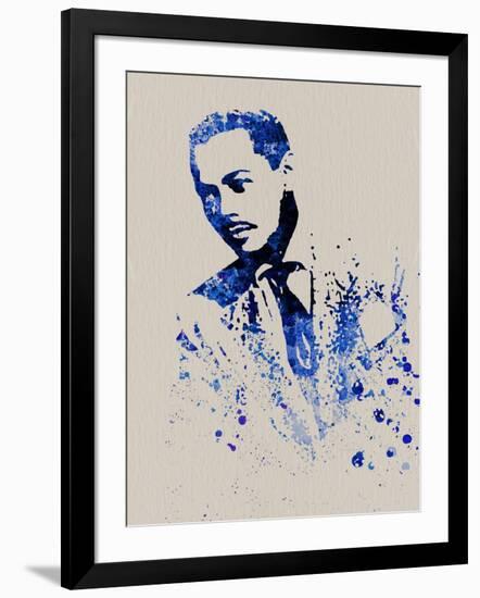 Billy Eckstine Watercolor-Anna Malkin-Framed Art Print