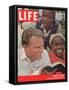 Billy Graham in Africa, March 21, 1960-James Burke-Framed Stretched Canvas