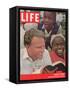 Billy Graham in Africa, March 21, 1960-James Burke-Framed Stretched Canvas