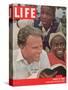 Billy Graham in Africa, March 21, 1960-James Burke-Stretched Canvas