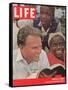 Billy Graham in Africa, March 21, 1960-James Burke-Framed Stretched Canvas