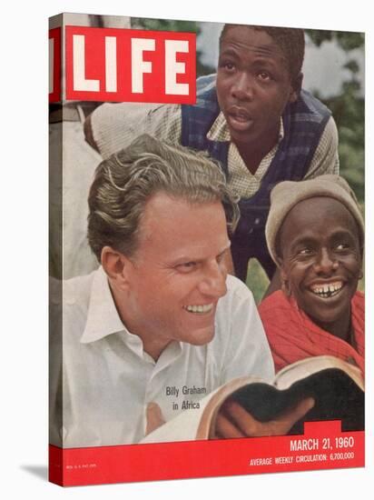 Billy Graham in Africa, March 21, 1960-James Burke-Stretched Canvas