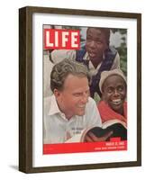 Billy Graham in Africa, March 21, 1960-James Burke-Framed Photographic Print