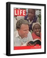 Billy Graham in Africa, March 21, 1960-James Burke-Framed Photographic Print