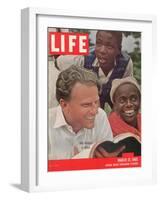 Billy Graham in Africa, March 21, 1960-James Burke-Framed Photographic Print