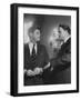 Billy Graham Speaking with President John F. Kennedy at a Prayer Breakfast-null-Framed Photographic Print