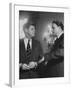 Billy Graham Speaking with President John F. Kennedy at a Prayer Breakfast-null-Framed Photographic Print