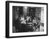 Billy Graham with His Four Children and Wife, Sitting Down for a Family Supper at Home-Ed Clark-Framed Photographic Print